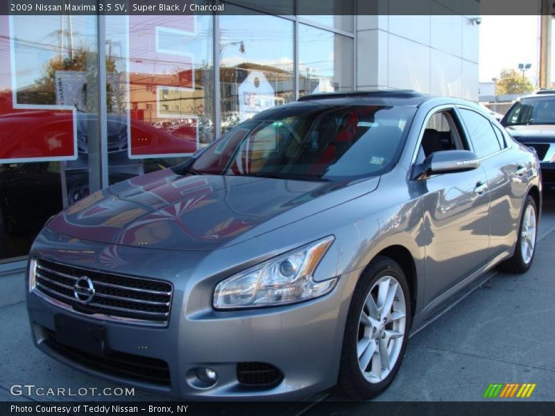 Super Black / Charcoal 2009 Nissan Maxima 3.5 SV