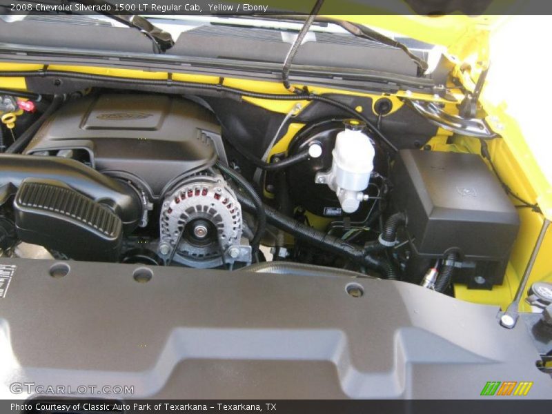 Yellow / Ebony 2008 Chevrolet Silverado 1500 LT Regular Cab