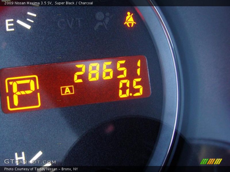 Super Black / Charcoal 2009 Nissan Maxima 3.5 SV