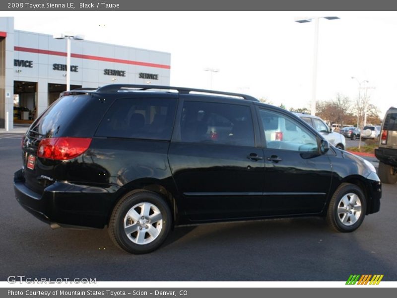 Black / Taupe 2008 Toyota Sienna LE