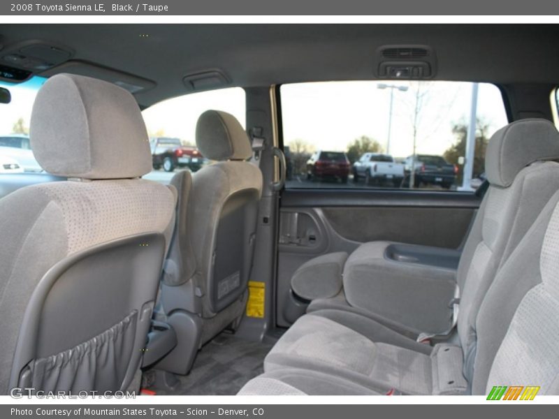 Black / Taupe 2008 Toyota Sienna LE