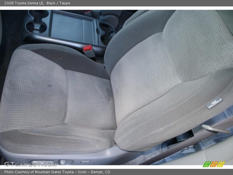 Black / Taupe 2008 Toyota Sienna LE