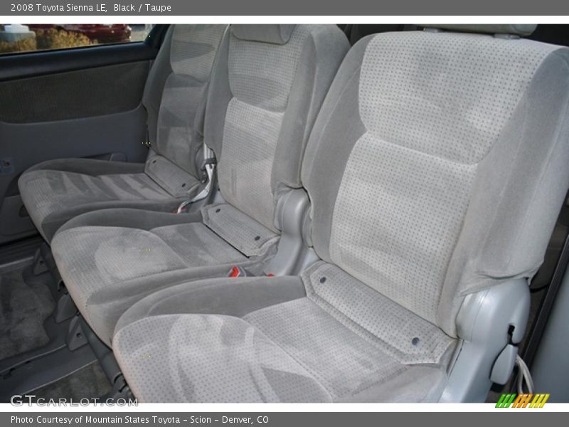 Black / Taupe 2008 Toyota Sienna LE