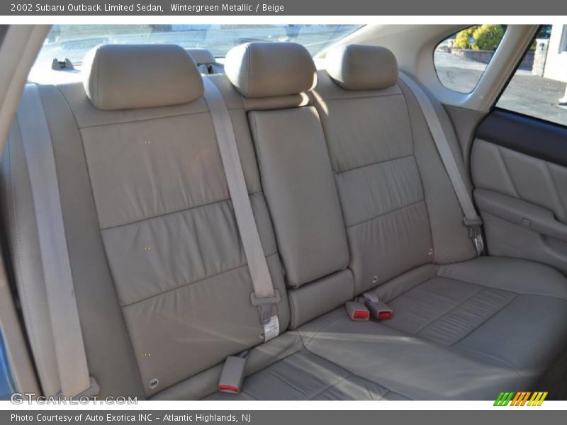 Wintergreen Metallic / Beige 2002 Subaru Outback Limited Sedan