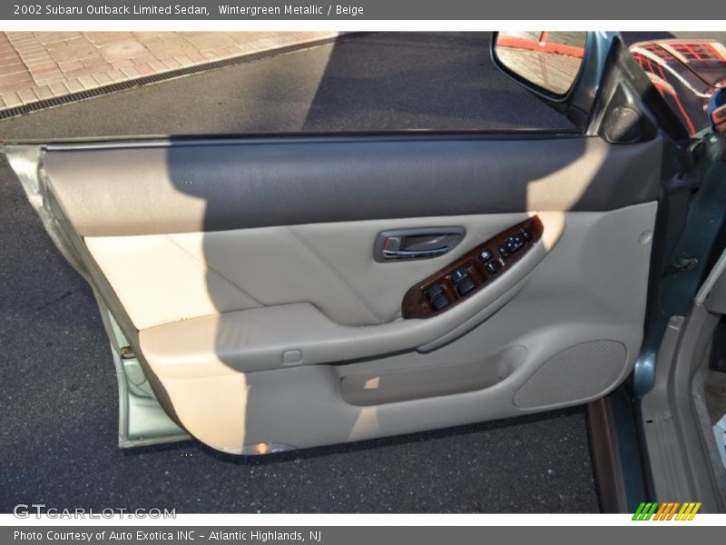 Wintergreen Metallic / Beige 2002 Subaru Outback Limited Sedan
