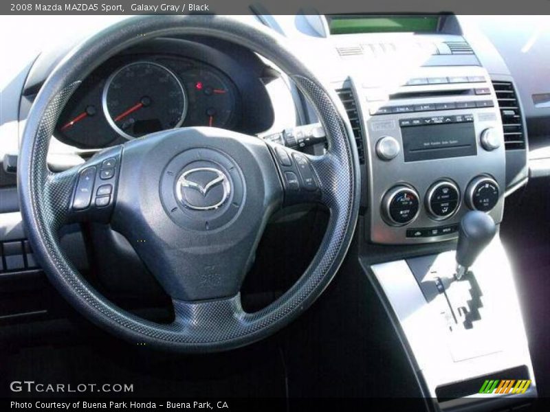 Galaxy Gray / Black 2008 Mazda MAZDA5 Sport