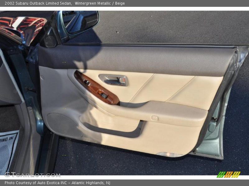 Wintergreen Metallic / Beige 2002 Subaru Outback Limited Sedan