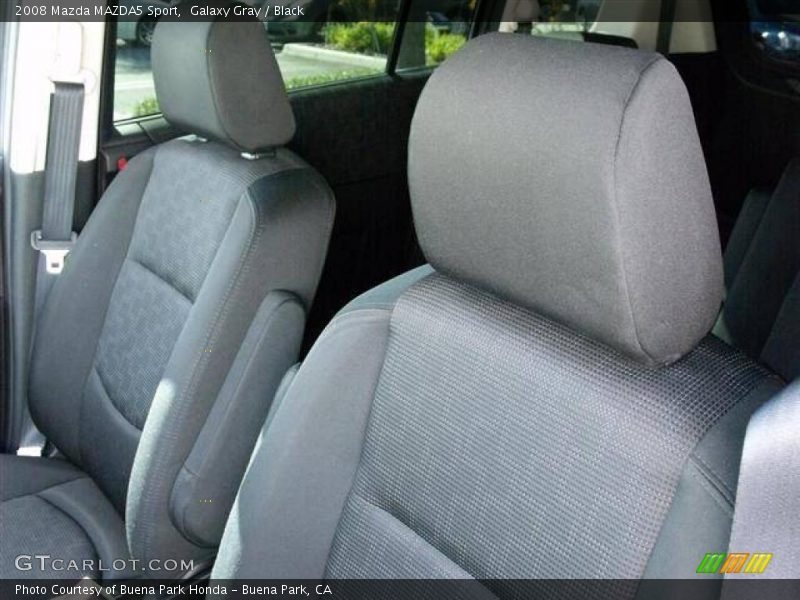 Galaxy Gray / Black 2008 Mazda MAZDA5 Sport
