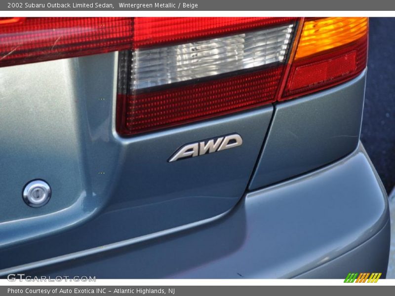 Wintergreen Metallic / Beige 2002 Subaru Outback Limited Sedan