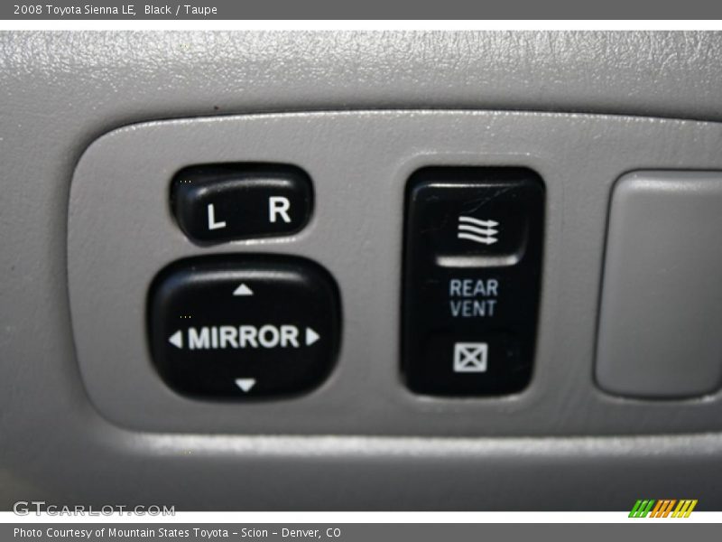 Black / Taupe 2008 Toyota Sienna LE