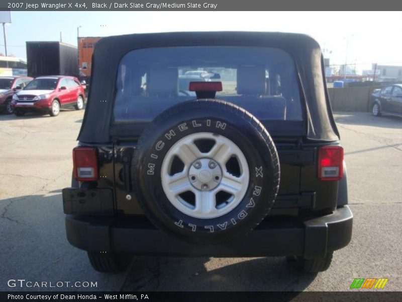 Black / Dark Slate Gray/Medium Slate Gray 2007 Jeep Wrangler X 4x4