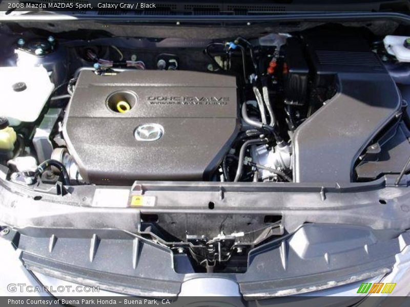 Galaxy Gray / Black 2008 Mazda MAZDA5 Sport
