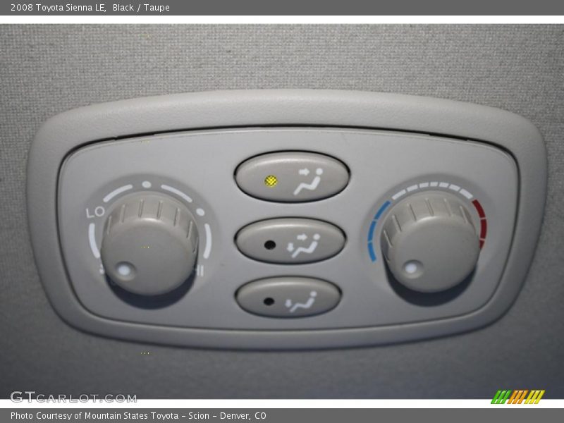 Black / Taupe 2008 Toyota Sienna LE