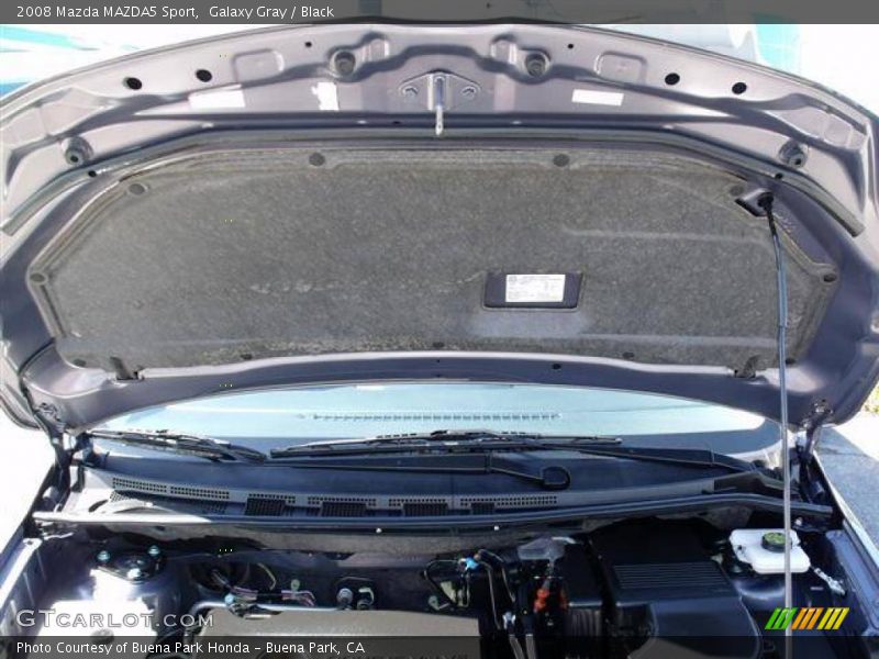 Galaxy Gray / Black 2008 Mazda MAZDA5 Sport