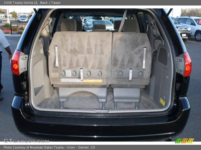 Black / Taupe 2008 Toyota Sienna LE