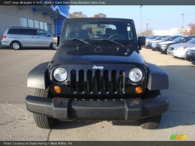 Black / Dark Slate Gray/Medium Slate Gray 2007 Jeep Wrangler X 4x4