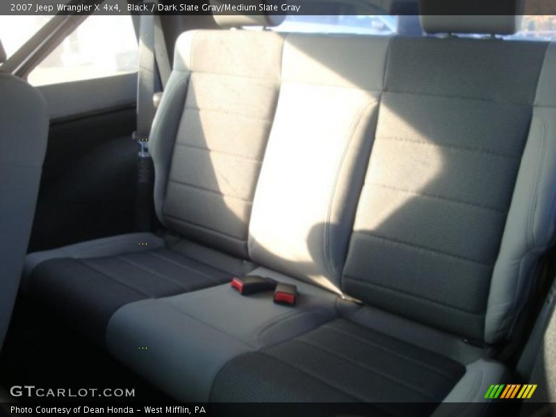 Black / Dark Slate Gray/Medium Slate Gray 2007 Jeep Wrangler X 4x4