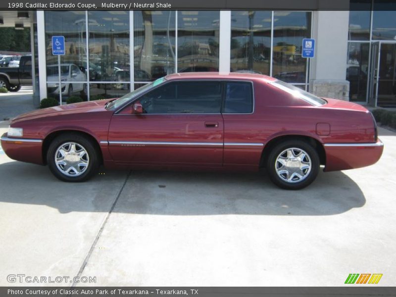 Mulberry / Neutral Shale 1998 Cadillac Eldorado Coupe