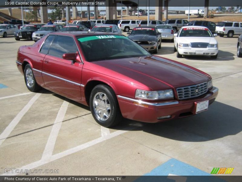 Mulberry / Neutral Shale 1998 Cadillac Eldorado Coupe