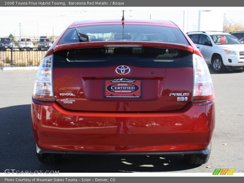 Barcelona Red Metallic / Bisque 2008 Toyota Prius Hybrid Touring