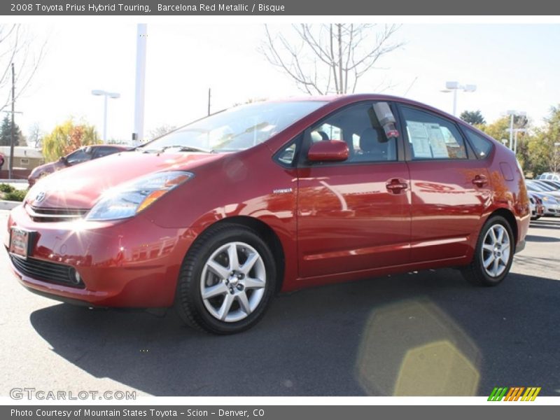 Barcelona Red Metallic / Bisque 2008 Toyota Prius Hybrid Touring