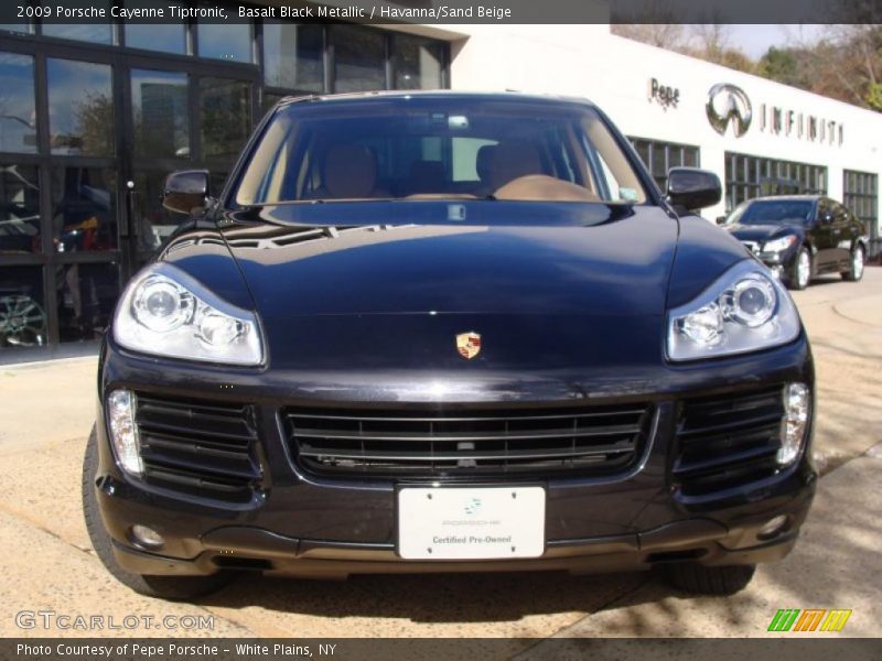 Basalt Black Metallic / Havanna/Sand Beige 2009 Porsche Cayenne Tiptronic