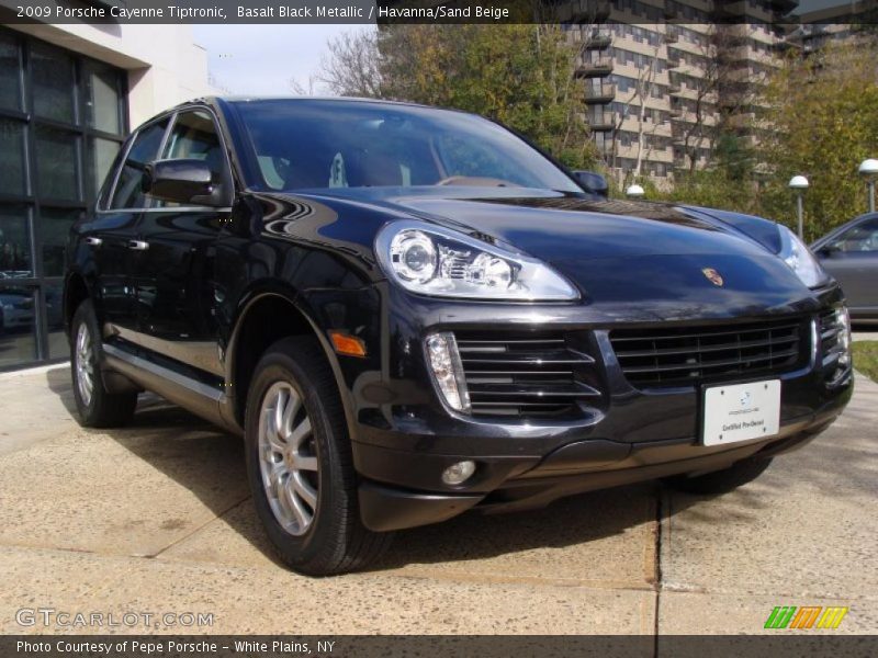 Basalt Black Metallic / Havanna/Sand Beige 2009 Porsche Cayenne Tiptronic