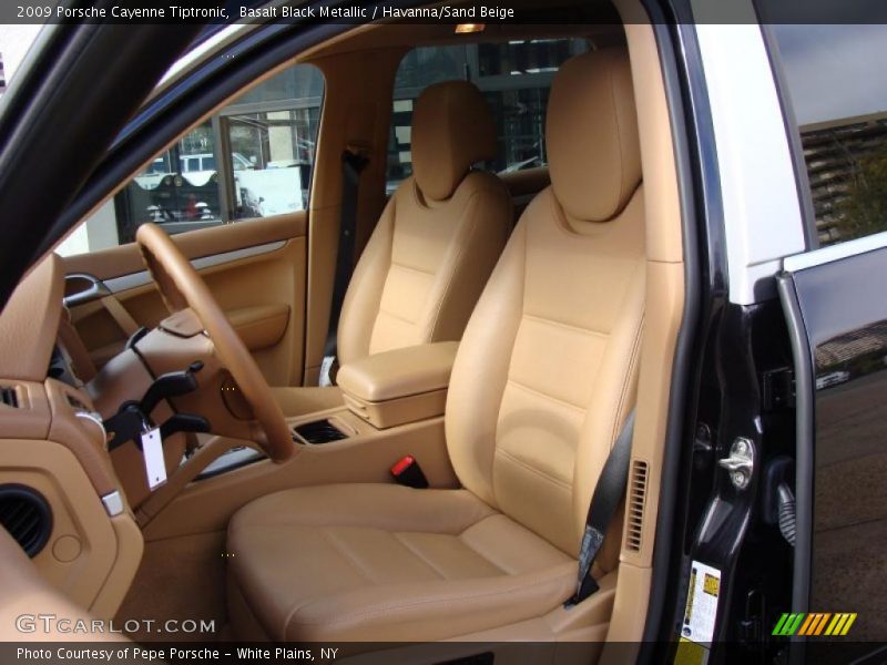 Basalt Black Metallic / Havanna/Sand Beige 2009 Porsche Cayenne Tiptronic