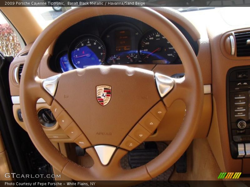 Basalt Black Metallic / Havanna/Sand Beige 2009 Porsche Cayenne Tiptronic