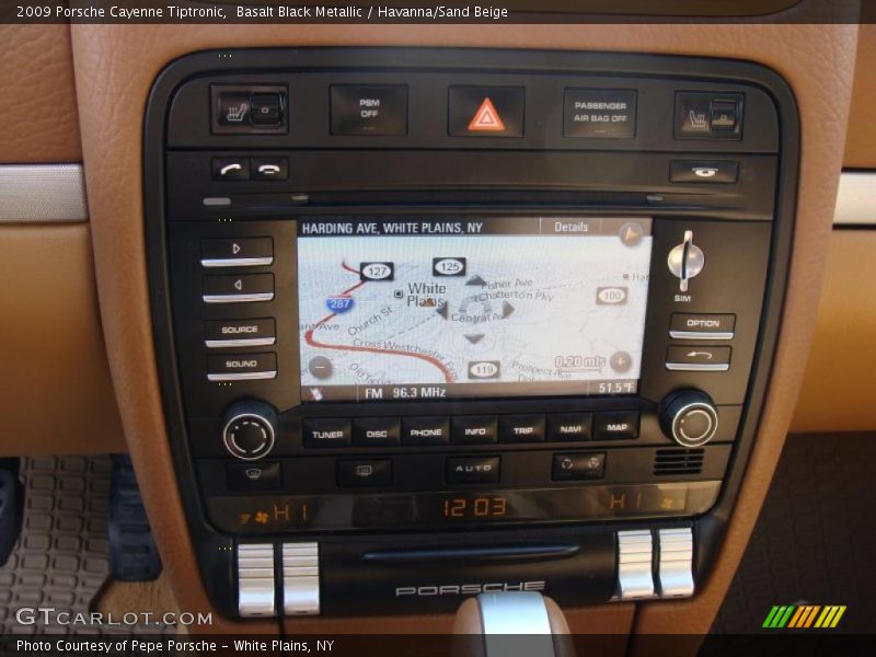 Basalt Black Metallic / Havanna/Sand Beige 2009 Porsche Cayenne Tiptronic