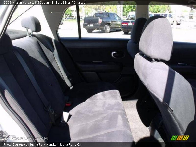 Brilliant Silver / Charcoal 2008 Nissan Versa 1.8 S Sedan