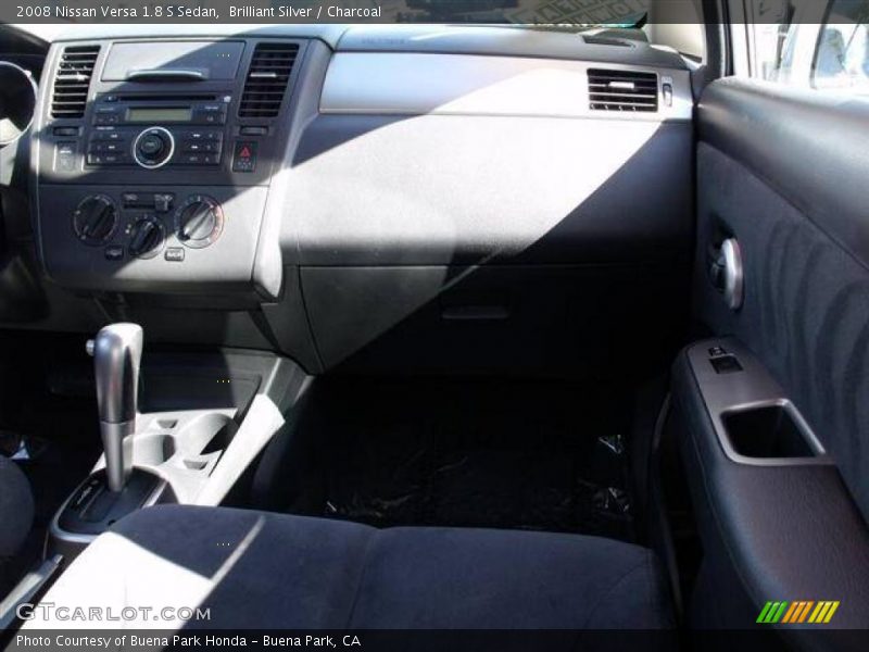 Brilliant Silver / Charcoal 2008 Nissan Versa 1.8 S Sedan