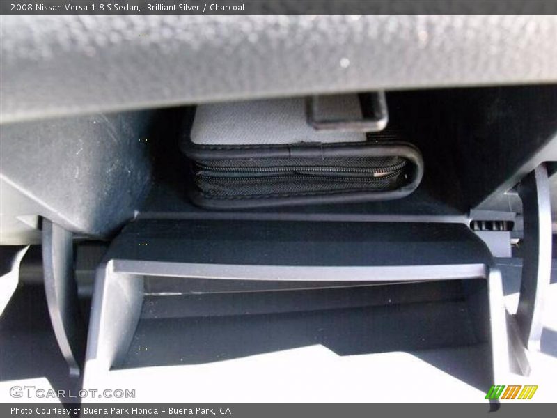 Brilliant Silver / Charcoal 2008 Nissan Versa 1.8 S Sedan