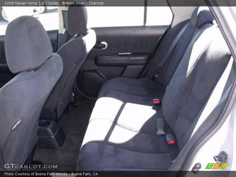 Brilliant Silver / Charcoal 2008 Nissan Versa 1.8 S Sedan