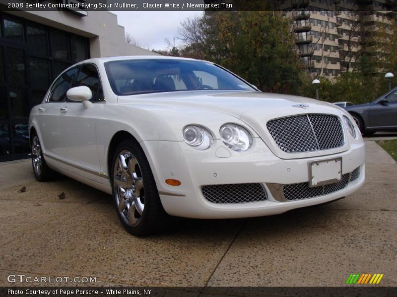 Glacier White / Newmarket Tan 2008 Bentley Continental Flying Spur Mulliner