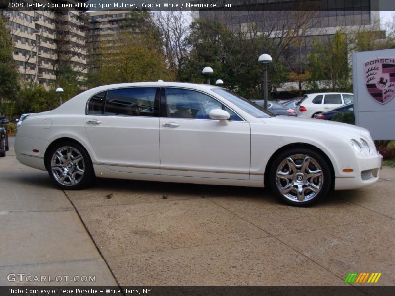 Glacier White / Newmarket Tan 2008 Bentley Continental Flying Spur Mulliner