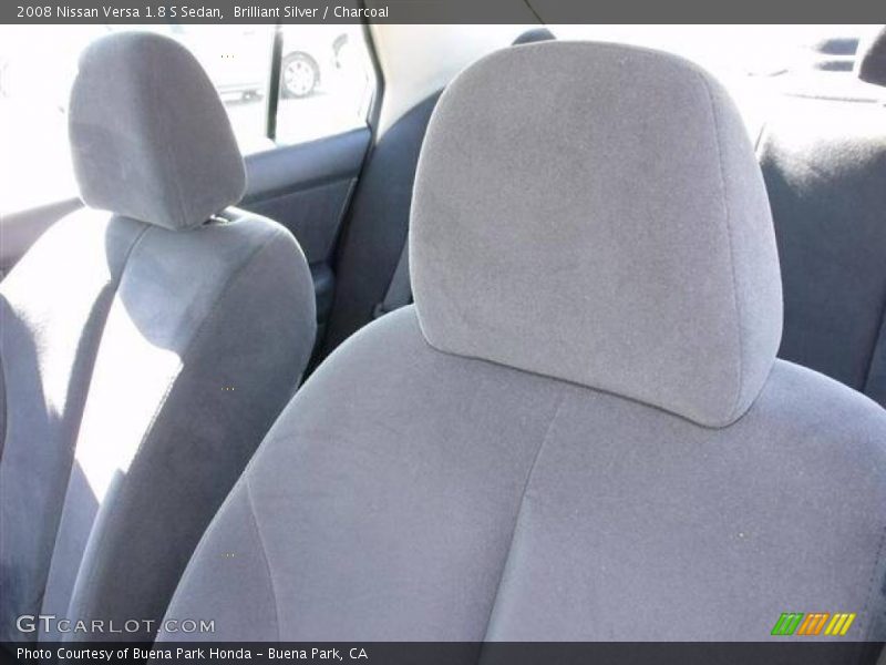 Brilliant Silver / Charcoal 2008 Nissan Versa 1.8 S Sedan