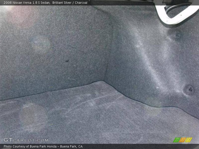 Brilliant Silver / Charcoal 2008 Nissan Versa 1.8 S Sedan