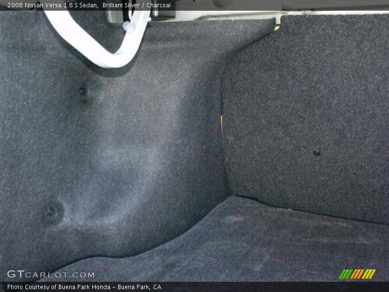 Brilliant Silver / Charcoal 2008 Nissan Versa 1.8 S Sedan