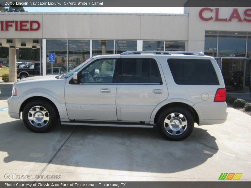 Oxford White / Camel 2006 Lincoln Navigator Luxury