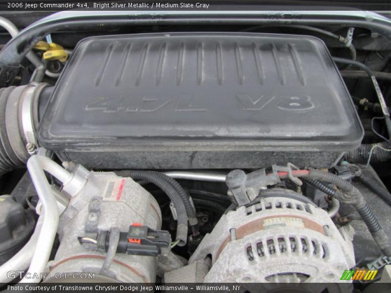 Bright Silver Metallic / Medium Slate Gray 2006 Jeep Commander 4x4