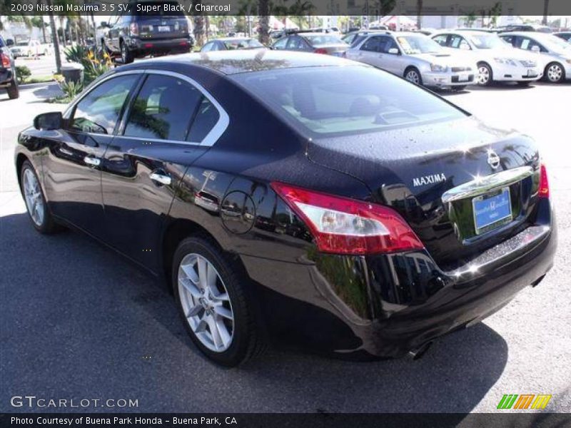 Super Black / Charcoal 2009 Nissan Maxima 3.5 SV