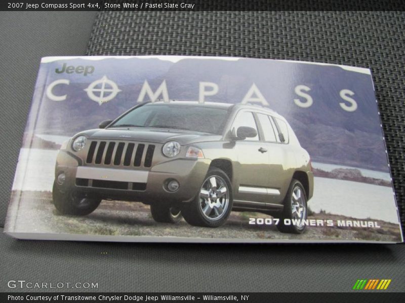 Stone White / Pastel Slate Gray 2007 Jeep Compass Sport 4x4