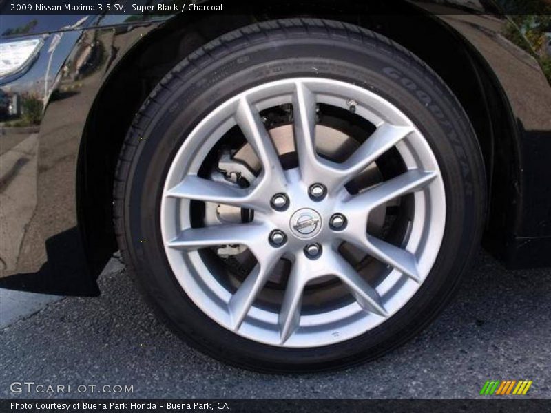 Super Black / Charcoal 2009 Nissan Maxima 3.5 SV