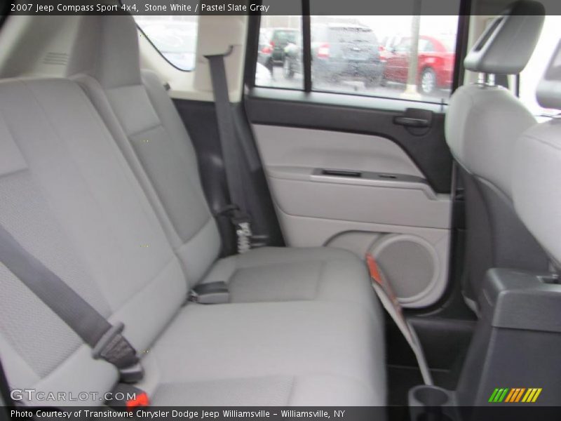 Stone White / Pastel Slate Gray 2007 Jeep Compass Sport 4x4