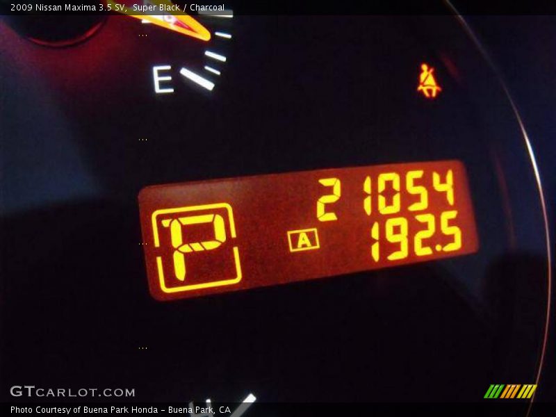 Super Black / Charcoal 2009 Nissan Maxima 3.5 SV