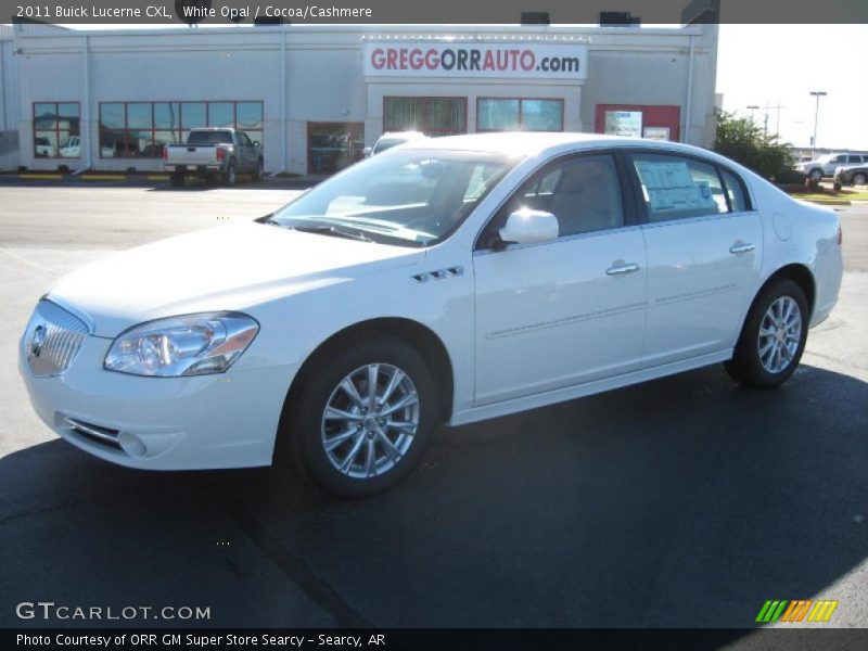 White Opal / Cocoa/Cashmere 2011 Buick Lucerne CXL