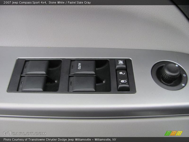 Stone White / Pastel Slate Gray 2007 Jeep Compass Sport 4x4