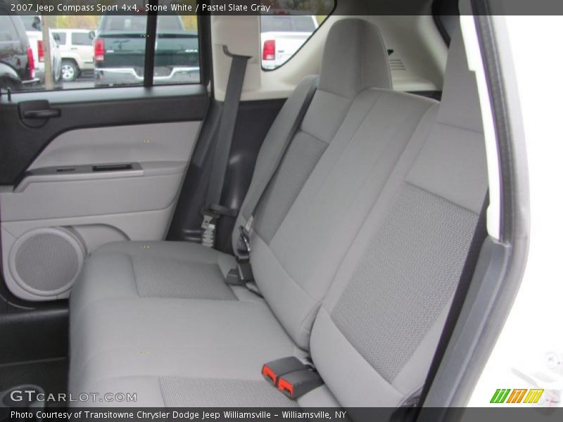 Stone White / Pastel Slate Gray 2007 Jeep Compass Sport 4x4