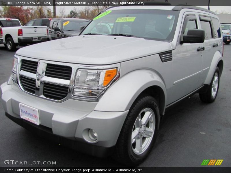 Bright Silver Metallic / Dark Slate Gray/Light Slate Gray 2008 Dodge Nitro SXT 4x4